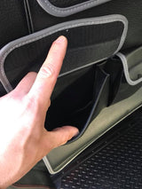 VW T6, T6.1 Transporter Double Seat Organisateur de siège arrière en similicuir