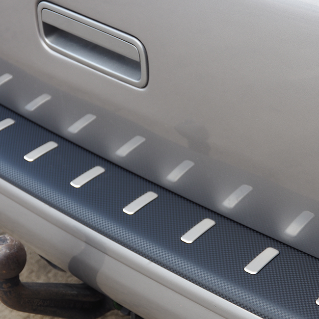 Rear Bumper Protector For VW T6 Barndoor ONLY Carbon Fibre Film