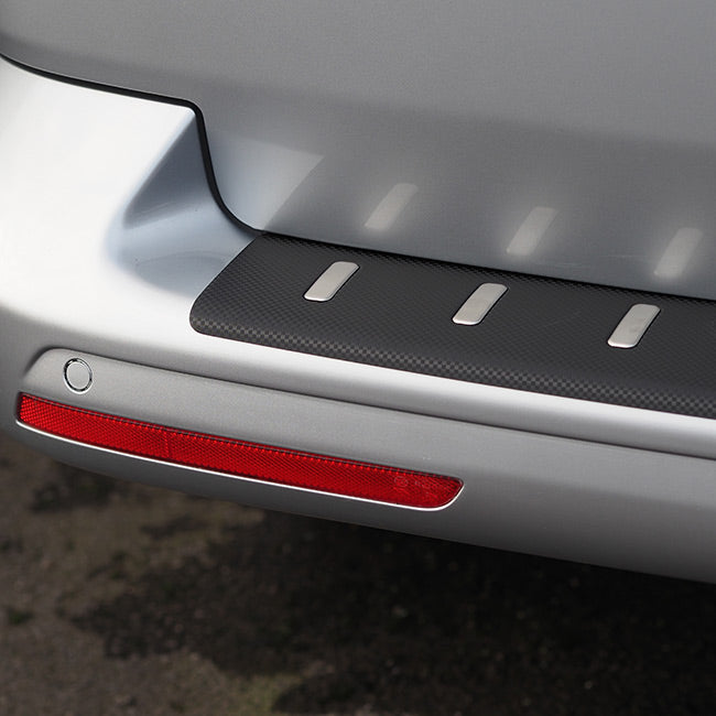 Rear Bumper Protector For VW T6 Barndoor ONLY Carbon Fibre Film