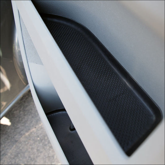 VW T5, T5.1 Deurvakinzetstukken, rubber, deurbekleding (zwart) Beide Captain Seats Interieurstyling ideale cadeaus 