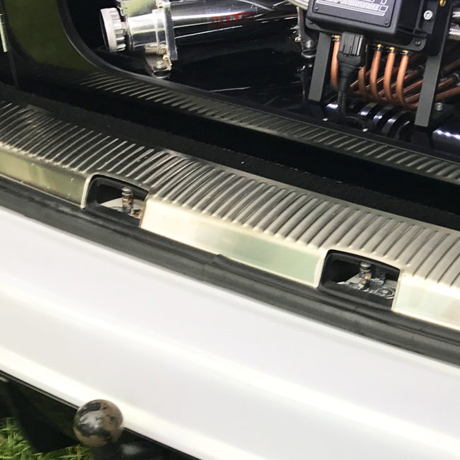 Rostfreie hintere Schwellenabdeckung für VW T5 , T5.1 nur Schiebetür