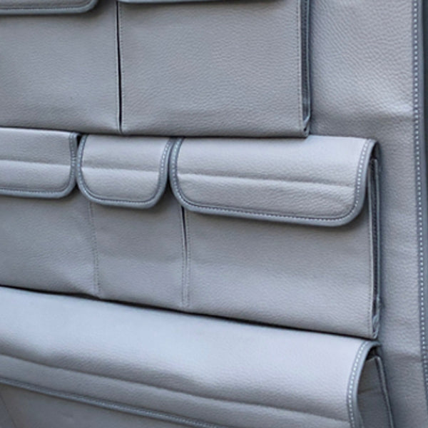 VW T6, T6.1 Transporter Double Seat Organisateur de siège arrière en similicuir