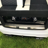 Rostfreie hintere Schwellenabdeckung für VW T5 , T5.1 nur Schiebetür