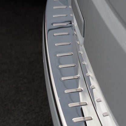 VW T6.1 Protezione paraurti posteriore Portellone in acciaio inossidabile
