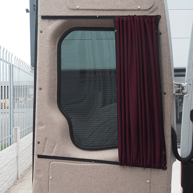 VW Crafter Premium 1 x tende per finestre Barndoor Van-X