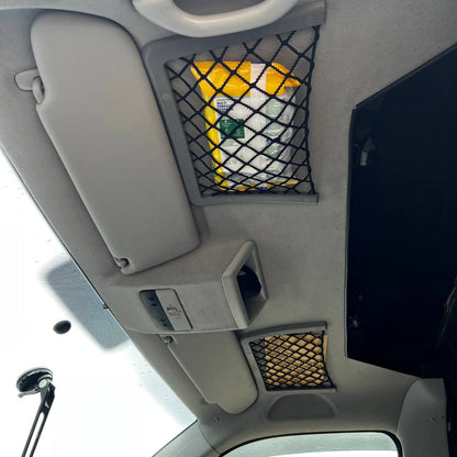 Für VW T6, Dachhimmel-Aufbewahrungsnetz für das vordere Fahrerhaus, Campervan Conversion Pocket Large