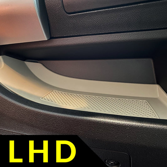 Citroen relais onderste dashboard rubberen inzetstukken/matten lichtgrijs LHD
