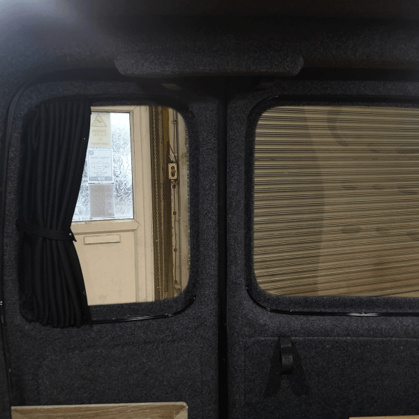 Für VW Caddy Premium 1 x Fenstertür Vorhänge Van-X