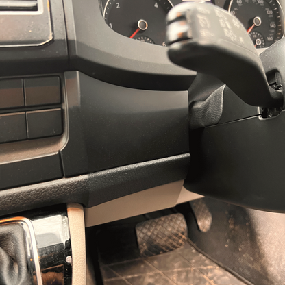 VW Transporter T6 onderste dashboard-stylingsierlijsten Comfort Dash matzwart geverfd en klaar om te passen (set van 6)